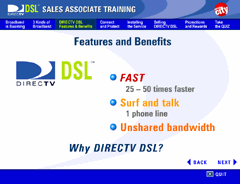 DirecTV DSL Screenshot
