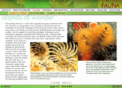 Fauna Magazine Screenshot